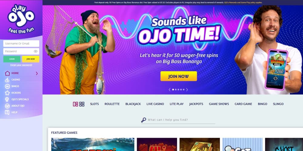 PlayOJO Casino wagering requirements